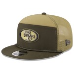 New Era Pánská kšiltovka San Francisco 49ers NFL 2025 Salute to Service 9FIFTY Split Panel Trucker Snapback