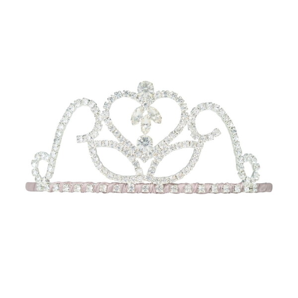 MIMI & LULA Dětská korunka Princess Tiara, stříbrná barva, kov