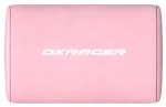 DXRACER Herní židle GLADIATOR růžovo-bílá / látková / nosnost 130 kg / sklon opěradla 135° / 3D područky