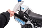Mamido Dětská elektrická motorka Policie BMW bílá