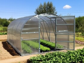 Polykarbonátový skleník – KYKLOP, PC 4 mm, 3×8 m