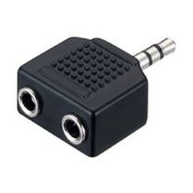 Equip 3,5mm Stereo plug Y-Adapter 1xplug, 2xjack (147272)