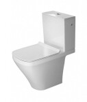 DURAVIT - DuraStyle WC kombi mísa, zadní odpad, s HygieneGlaze, bílá 2162092000