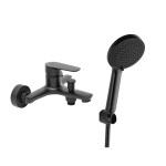 Vanová baterie SAT Mood s vanovým setem 150 mm černá matná SATBSMOOD222CSET1 SATBSMOOD222CSET1