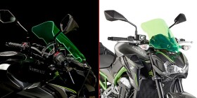 A4118Gr plexi zelené "Lime" Kawasaki Z 900 (17-19), vxš370x320 mm
