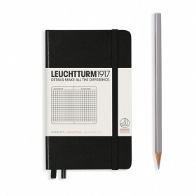 Zápisník Black, Pocket, 187 p., čtverečkovaný