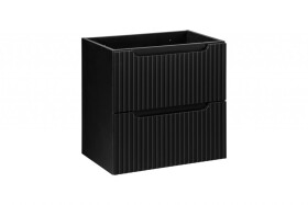 COMAD - Skříňka pod umyvadlo 60cm 2 zásuvky NOVA BLACK 5907611663745