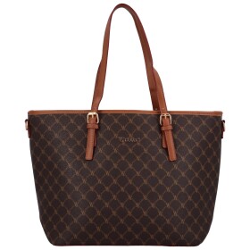 Trendová dámská koženková kabelka přes rameno Laila, hnědá