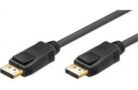 Goobay propojovací kabel DisplayPort 1.2 M na DisplayPort 1.2 M 1 m černá / pozlacené konektory (4040849687983)