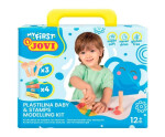 JOVI BABY plastelína 4x38g + 3 dřevěná razítka