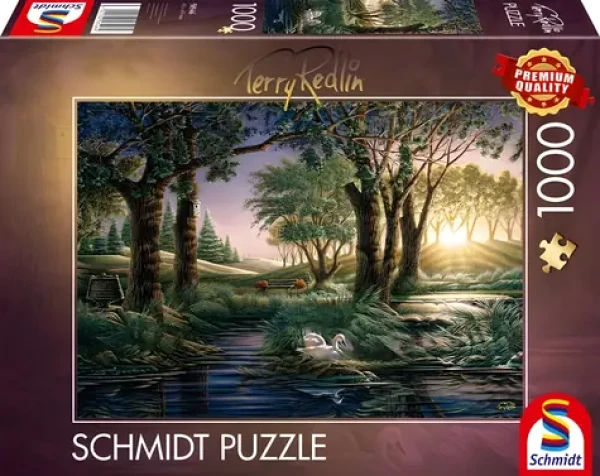 SCHMIDT Puzzle Terry Redlin - Ranní kouzlo u rybníka