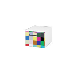 Dřevojas - Nízká skříňka DOS SNZ1 40 - N01 Bílá lesk / Úchytka T06 / IND Individual 247508H