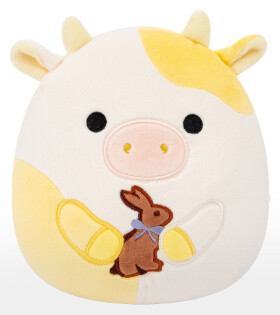 Squishmallows Žlutá kravička s čoko zajícem - Bodie