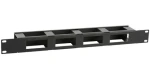 Lanview kabelový organizér S-Type 19" / Kabelový organizér / 1U (RAO410BL)