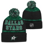Outerstuff Dětská zimní čepice Dallas Stars NHL Puck Pattern Cuffed Pom