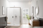 DEANTE Round chrom Kosmetické zrcátko, na prodlužovacím rameni oboustranné ADR_0811