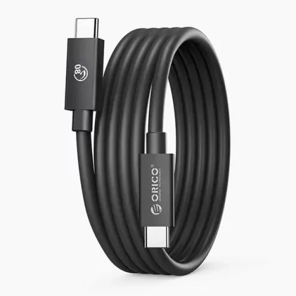 Orico TBZ5-15-BK Thunderbolt5 kabel USB-C na USB-C černá 1.5m
