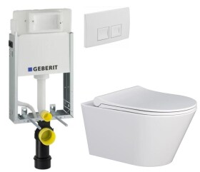 GEBERIT KOMBIFIXBasic vč. bílého tlačítka DELTA 50 + WC MYJOYS MY1 + SEDÁTKO 110.100.00.1 50BI MY1