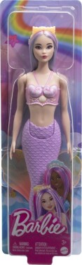 Barbie pohádková mořská panna fialová - Mattel