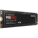 SAMSUNG 990 PRO 4TB / SSD / M.2 / TLC / R: 7450 MBps / W: 6900 MBps / IOPS: 1.6M 1.55M / MTBF 1.5mh / 5y (MZ-V9P4T0BW)