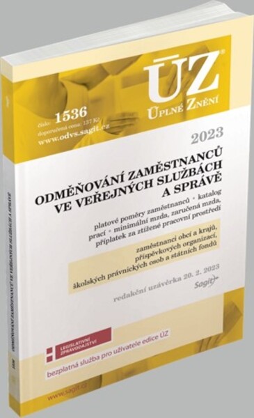 ÚZ 1536 Odměňování zaměstnanců ve veřejných službách