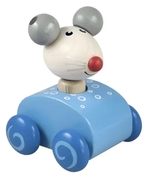 DETOA Pískací myš modrá