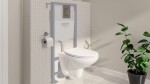 GROHE - Solido Set předstěnové instalace, klozetu a sedátka Bau Ceramic, softclose, tlačítko Even, chrom SANI15BB1100