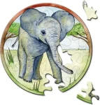 CURIOSI Kulaté puzzle Picoli: Slon