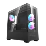 DarkFlash DS900 Air (s větráky) černá / ATX / 6x DM12F 120mm / 2x USB-A / průhledná bočnice / bez zdroje (5905316148970)