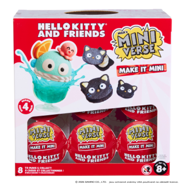 MGA's Miniverse – Make it Mini Hello Kitty, série 4, PDQ