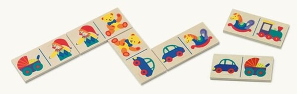 BINO Domino - hračky - v papírovém kartonu 1