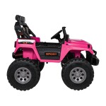 Mamido Elektrické autíčko Extreme Sport 4x4 s proměnlivou velikostí růžové