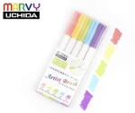 Marvy Umělecké fixy se štětcovým hrotem Artist Brush sada 5ks NATURAL
