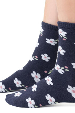 Dámské froté ponožky 123 DENIM MÉLANGE 35-37