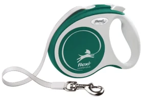 FLEXI Vodítko Comfort Plus S 5 m zelené / Samonavíjecí / Do 15 kg / Soft Grip rukojeť