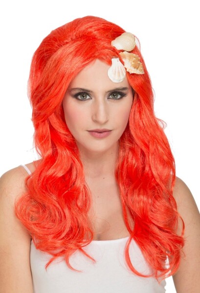 Ptakoviny.cz Paruka Mořská panna - oranžová