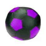 FRONTI Sedací vak - míč 80 cm - černá + světlefialová