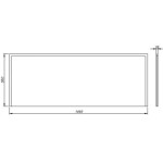 KOLO - Uni 2 Čelní panel k vaně, 1500 mm, bílá PWP2351000