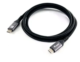 Equip 128380 černá / Kabel USB-C na USB-C4 / USB4 Gen 3x2 / 40 Gbps / 240 W / 0,5 m (128380)