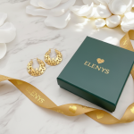 ELENYS Perlisse – pozlacené náušnice 18K žluté zlato