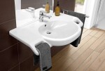 VILLEROY & BOCH - ViCare Umyvadlo Vita 80x55 cm, s přepadem, otvor pro baterii, alpská bílá 41208001