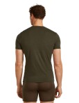 Pánské merino triko s krátkým rukávem ICEBREAKER Mens Anatomica SS Crewe, Dark Loden velikost: S