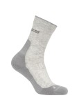 Pánské merino turistické ponožky ICEBREAKER Mens Hike+ Light Crew, Blizzard Heather/Alloy velikost: 42-44 (M)
