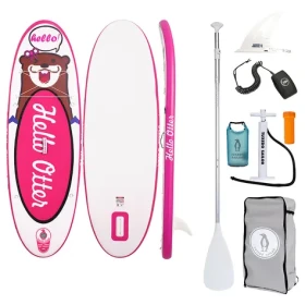 FunWater Nafukovací Paddleboard Tuxedo Sailor Dětské SUP 240cm růžová / příslušenství / Max. zatížení 77kg (SUPTS08A)