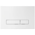 CERANO - Ovládací tlačítko splachování Slim k WC modulu Profi - ABS - bílá CER-476897