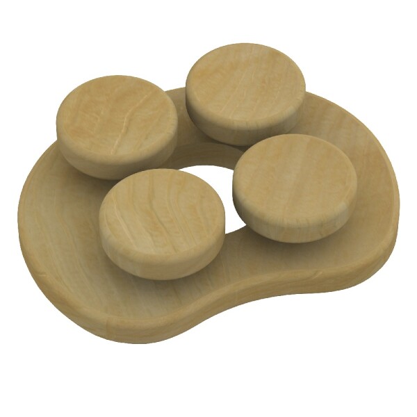 Opěrka hlavy do sauny - Cedr/Spider