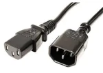 Valueline černá / Napájecí prodlužovací kabel IEC320 C14 - C13 / 3m (19.99.1530)
