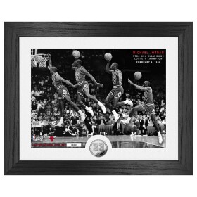 Obraz Chicago Bulls NBA Michael Jordan 1988 Slam Dunk Champion Silver Coin