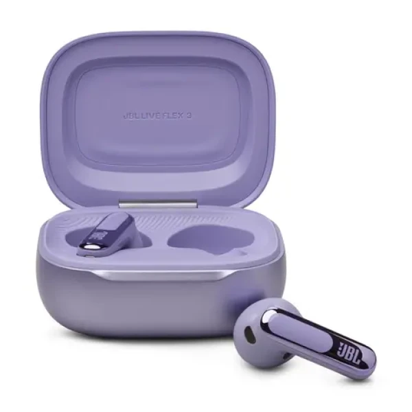 JBL Live Flex 3 fialová / Bezdrátová sluchátka do uší / mikrofon / Bluetooth 5.3 (LIVEFLEX3PUR)