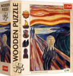 TREFL Dřevěné puzzle Art: Edvard Munch - Výkřik